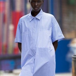 Zara Oversized striped shirt